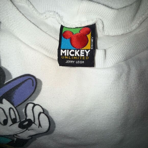 Vintage Mickey Unlimited Disney Jerry Leigh Sweatshirt large - Picture 3 of 7